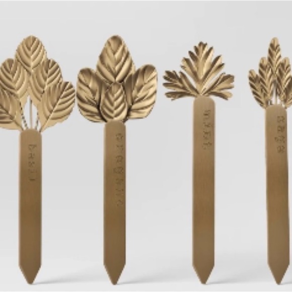 Smith & Hawken Metal Herb Marker Set bnwt - Picture 5 of 6